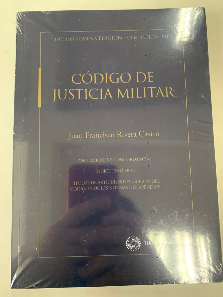 Código de justicia militar 2019. Edición oficial