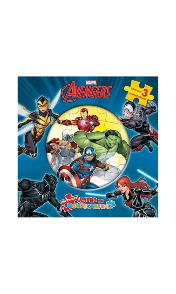 [9782764347348LBOOK] MARVEL AVENGERS MI PRIMER LIBRO DE ROMPECABEZAS